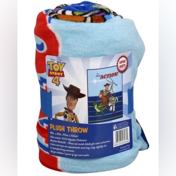 NEW DISNEY PIXAR TOY STORY PLUSH THROW - Picture 2 of 4